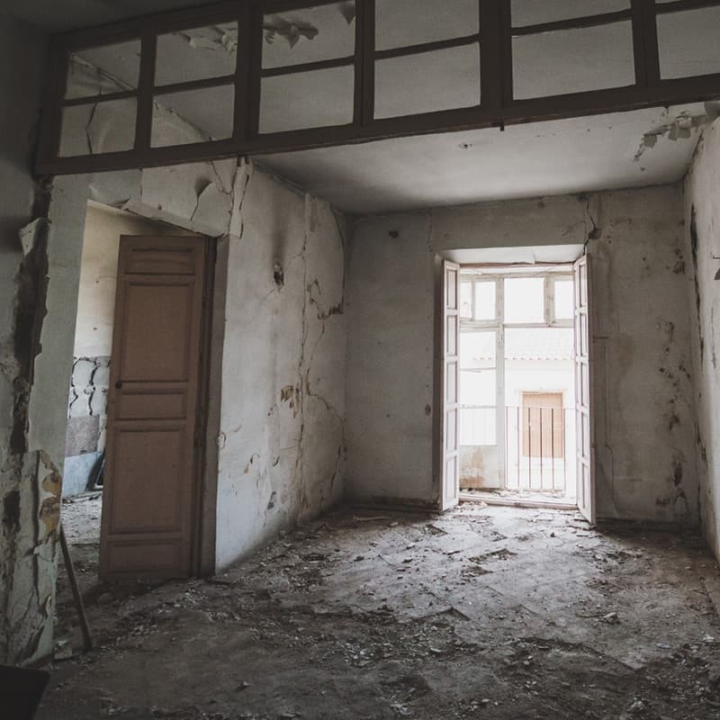Rehabilitación Vivienda La Cava, antes